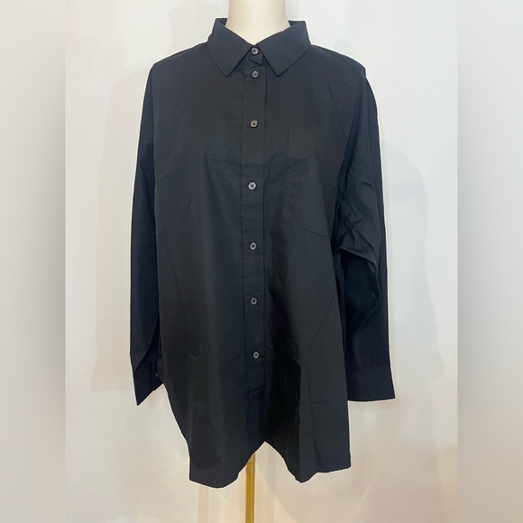 J.Crew Étienne oversized shirt in lightweight oxford - Picture 4 of 7